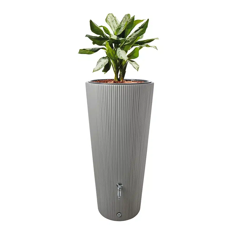 Linus 2In1 Water Tank 220 Litres Zink Grey