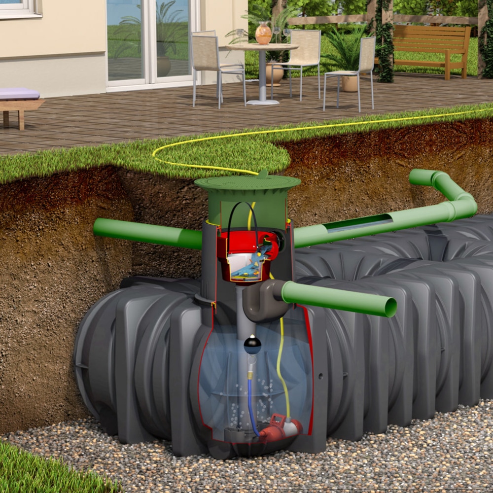 Platin Garden Comfort XL/XXL Rainwater Harvesting System 10000-25000 Litres